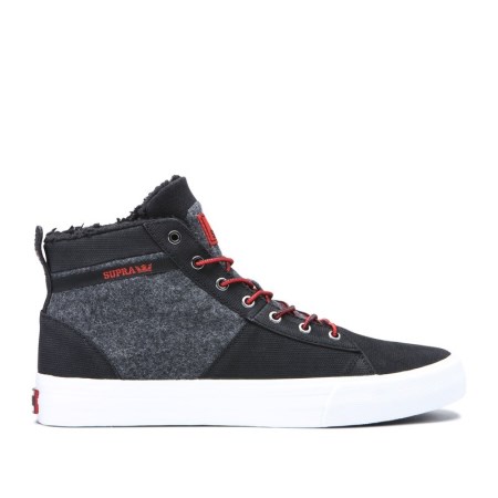 Supra Stacks Mid Svart Høye Sneakers Herre [NO-1-N096]